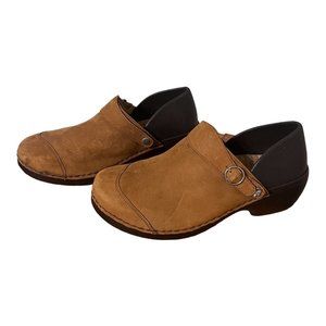 Womens Rocky 4eur Sole Clogs & Soles 6 - 6.5 Suede‎ Brown Black Healthcare EU37